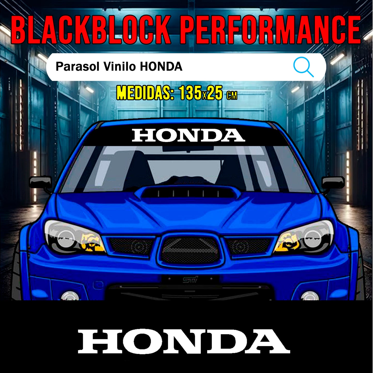 Parasol vinilo Honda