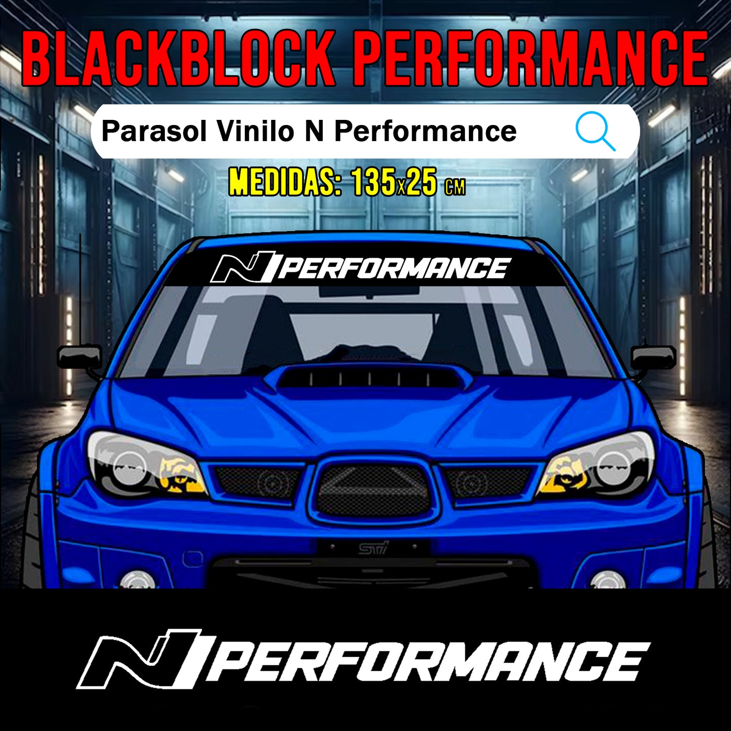 Parasol vinilo Hyundai N Performance
