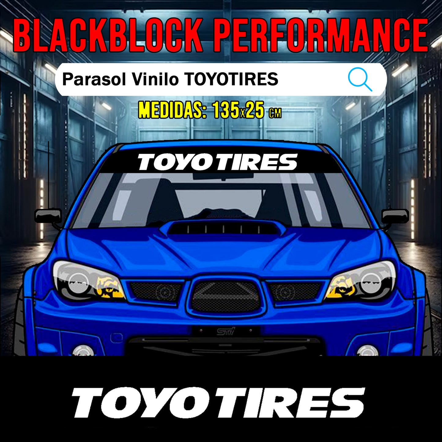 Parasol vinilo ToyoTires