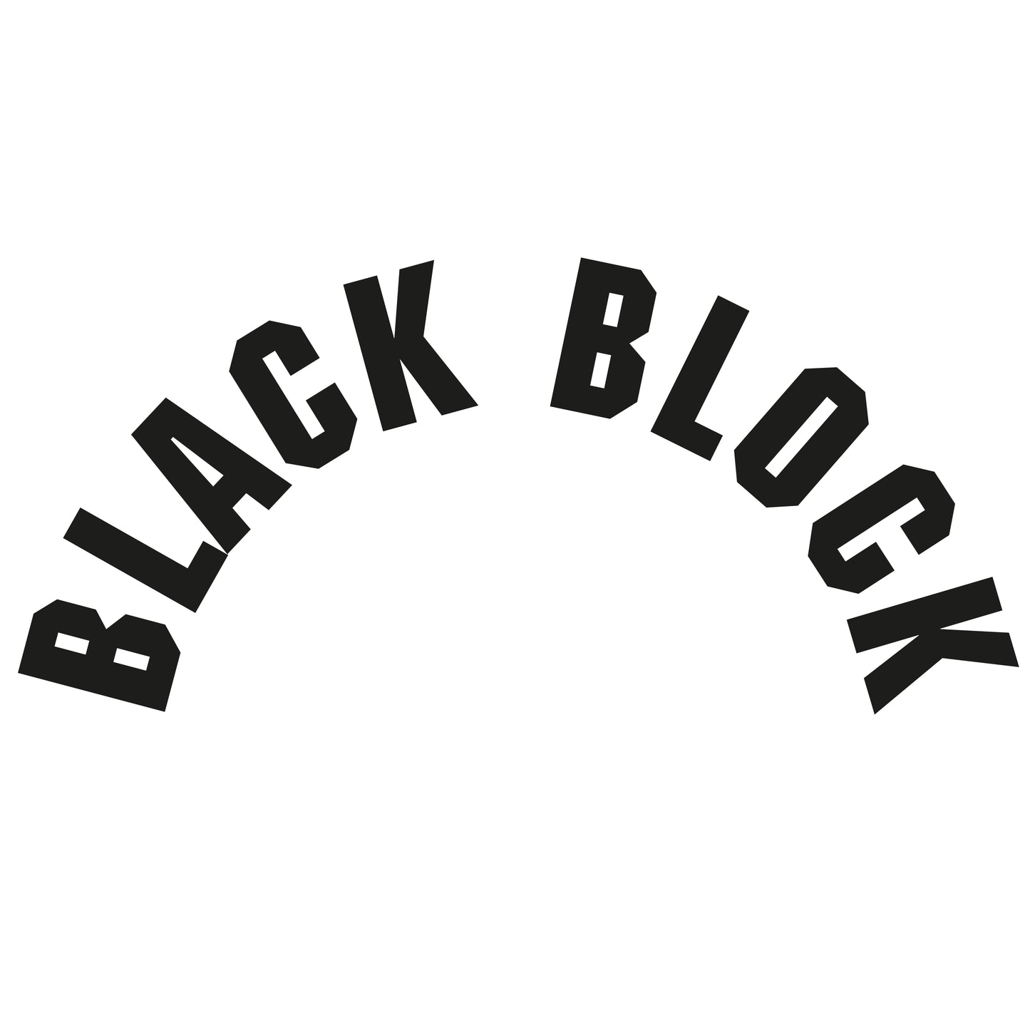 Pegatina BLACKBLOCK - Luna trasera