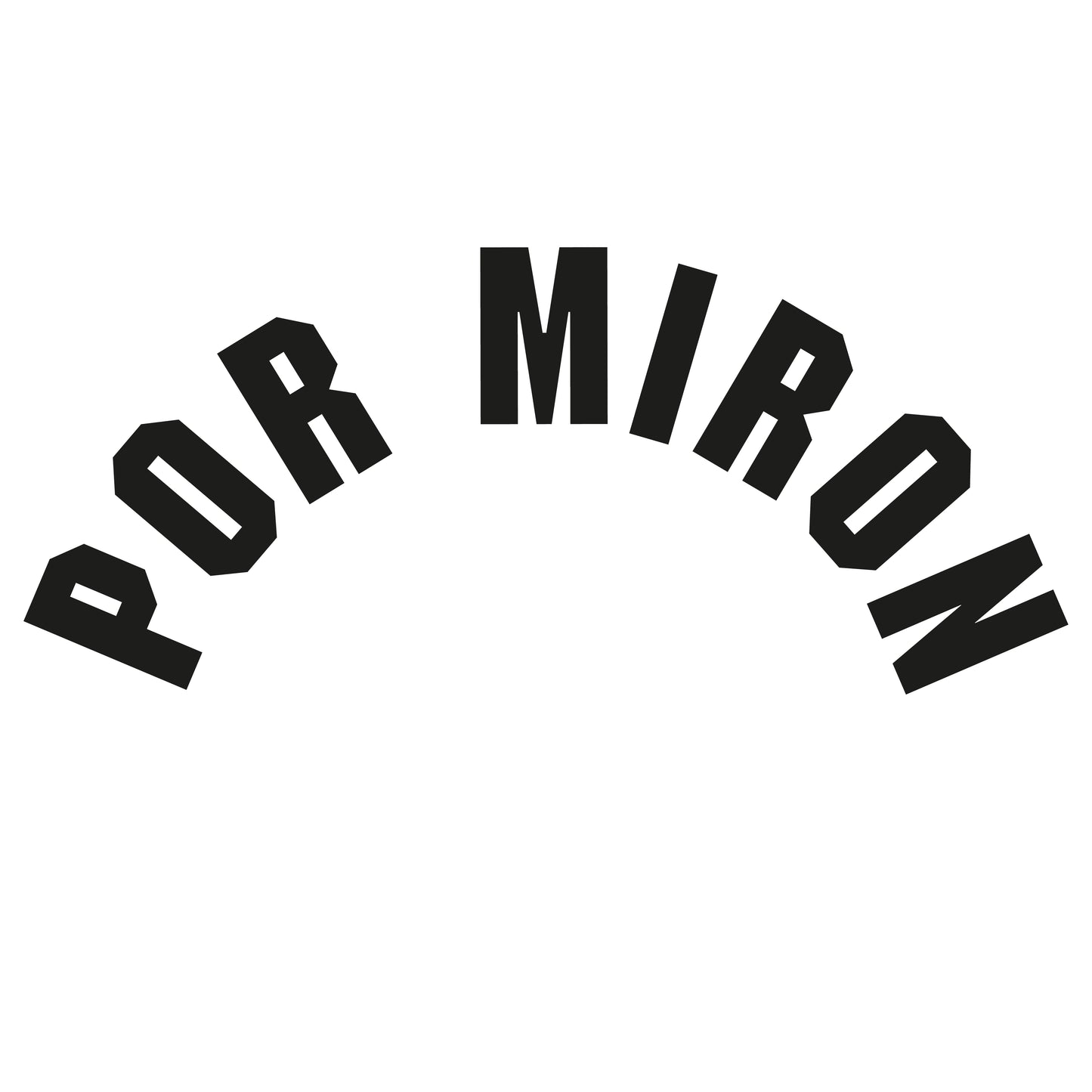 Pegatina POR MIRON - Luna trasera