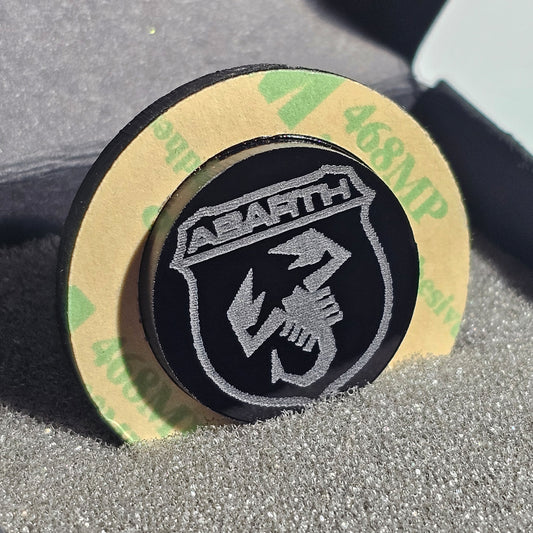 Tampa supressora do limpador de pára-brisa traseiro ABARTH - ESCUDO