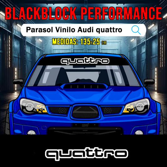 Parasol vinilo AUDI Quattro