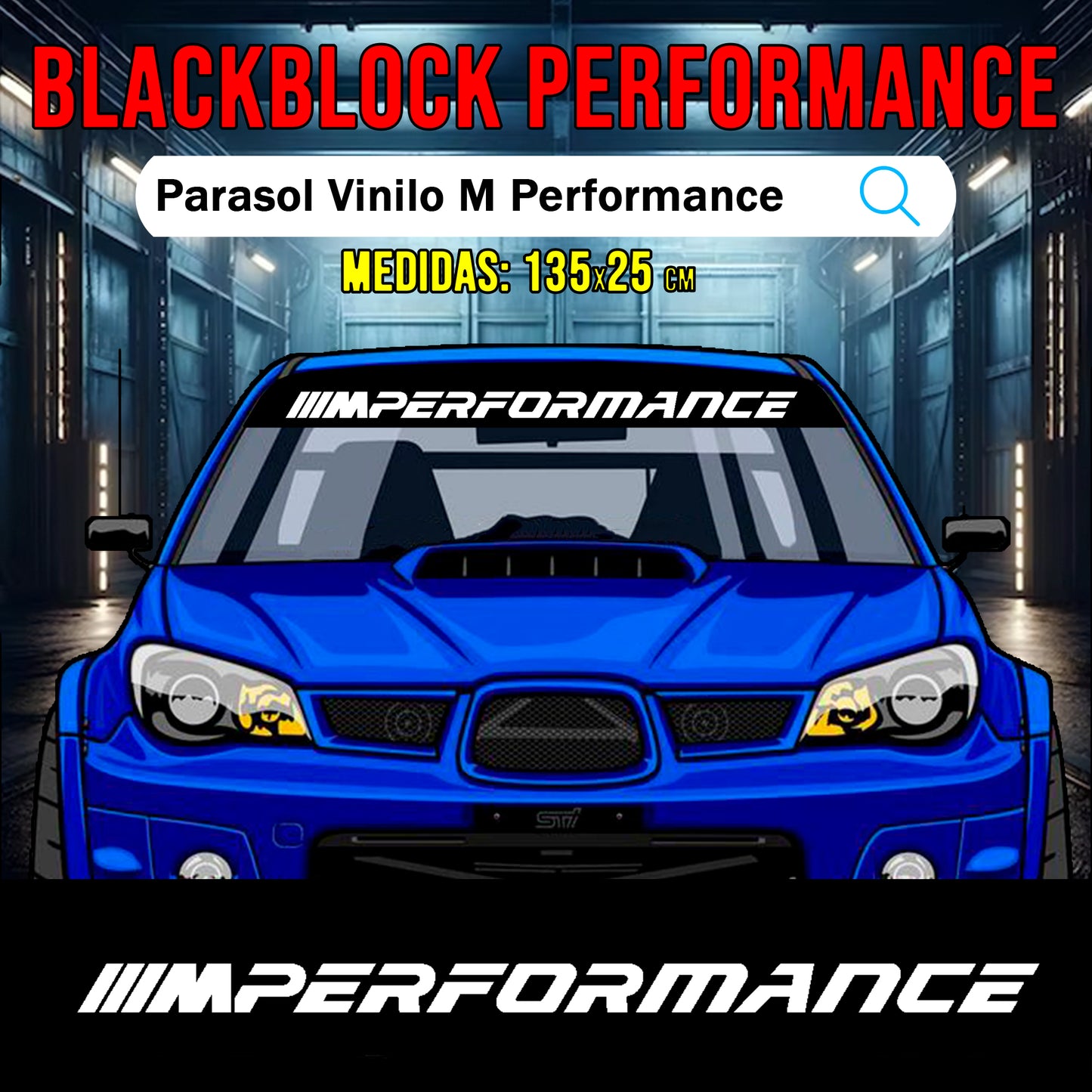 Parasol vinilo BMW M PERFORMANCE