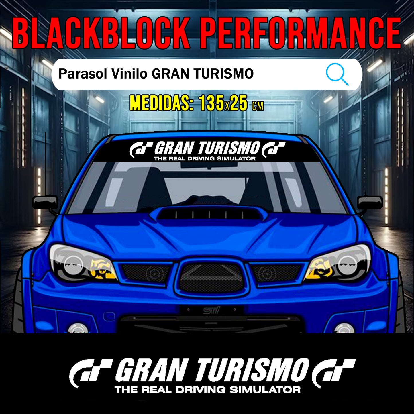 Parasol vinilo Gran Turismo