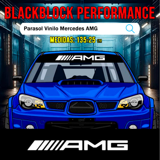 Parasol vinilo Mercedes AMG