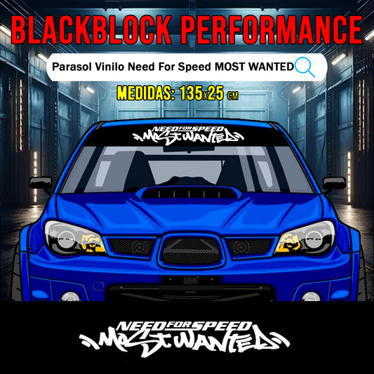 Parasol vinilo Need For Speed Most Wanted