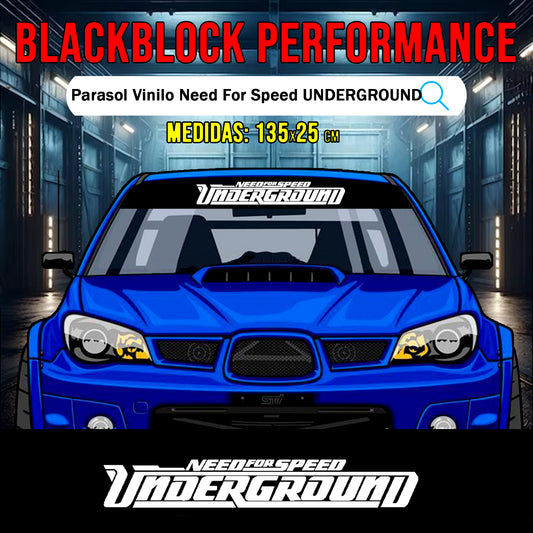 Parasol vinilo Need For Speed Underground