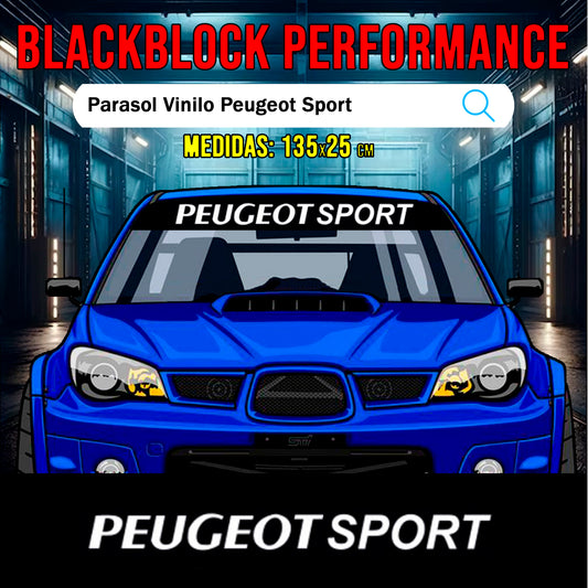 Parasol vinilo Peugeot Sport