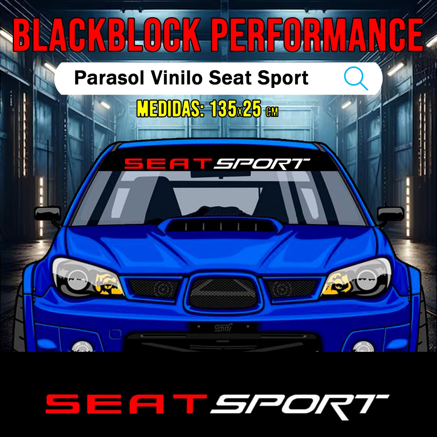 Parasol vinilo Seat Sport