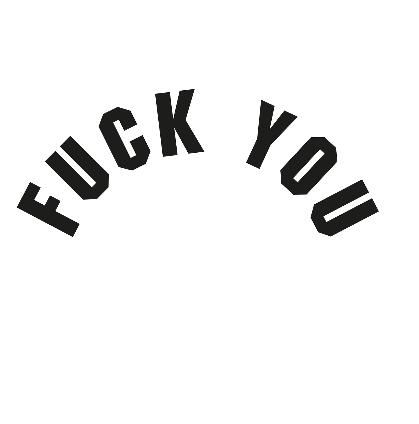 Pegatina FOCKYOU - Luna trasera