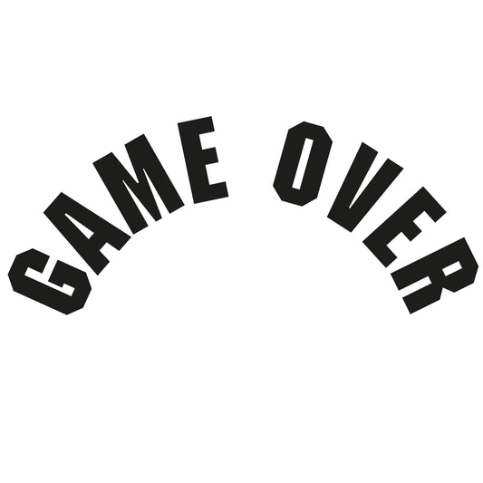 Pegatina GAMEOVER - Luna trasera