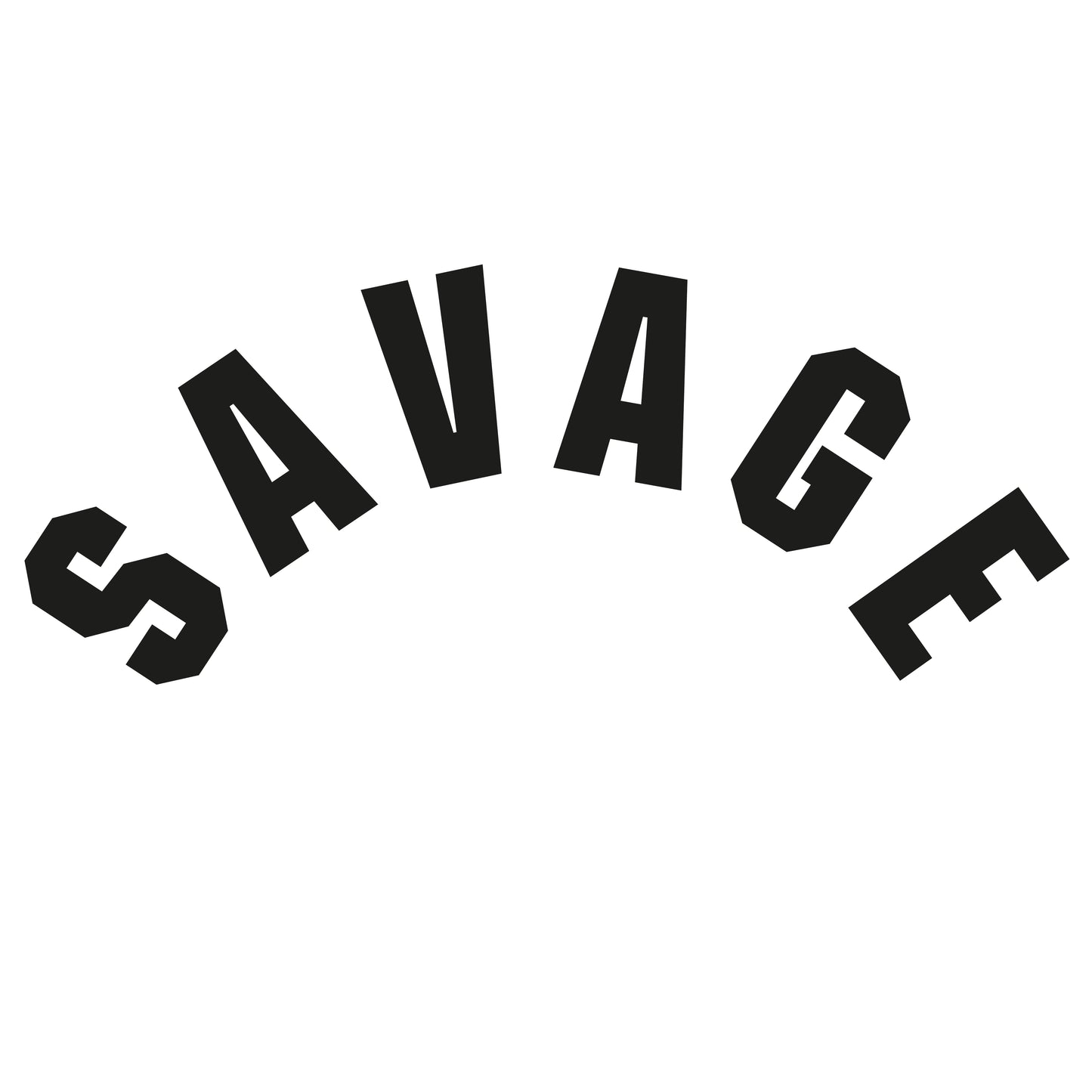 Pegatina SAVAGE - Luna trasera